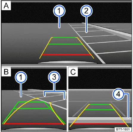 Volkswagen ID.4 affichage stationnement bataille écran infotainment
