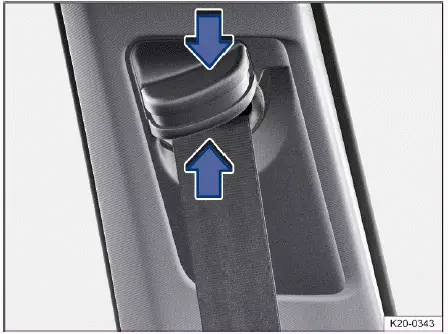 Volkswagen ID.4 réglage hauteur ceinture siège avant