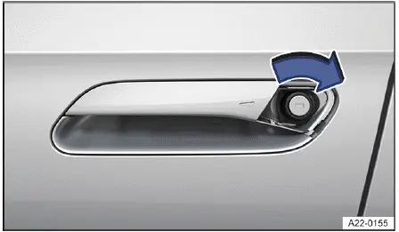 Volkswagen ID.4 verrouillage manuel serrure clé secours