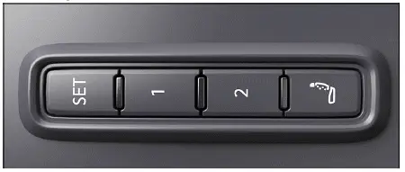 Volkswagen ID.4 boutons mémoire siège conducteur et réglages rétroviseurs