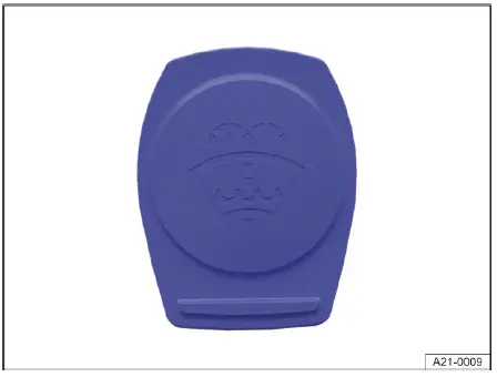 Volkswagen ID.4 réservoir de liquide lave-glace compartiment avant bouchon localisation