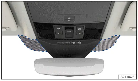 Volkswagen ID.4 pare-brise fenêtre communication zone capteur