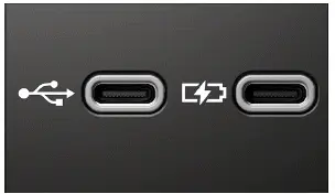 Volkswagen ID.3 - Fig. 1 Port USB-C du véhicule (schéma de principe)