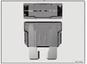 Volkswagen ID.3 - Fig. 1 Fusible grillé (schéma de principe)